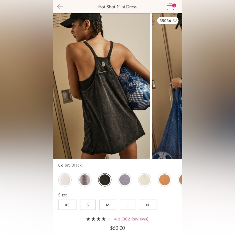 Hot Shot Black Mini Dress